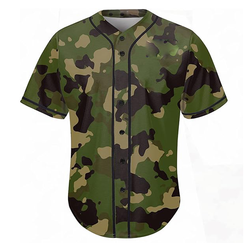 01 (3) Pro Elite Baseball Jersey – Full Button Series - Image 1